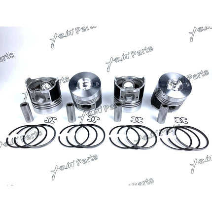 Piston + Ring Kit Set STD 105mm For Kubota V4000 (15451-21110) Engine Parts
