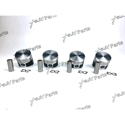 Piston Set STD 72mm For Kubota ZB600 / D850 / V1100 Engine Parts