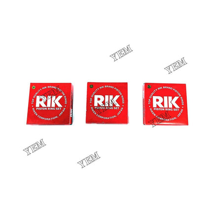 Piston + Ring Kit Set STD For MITSUBISHI L3E PIN:18MM x3 PCS Engine Parts