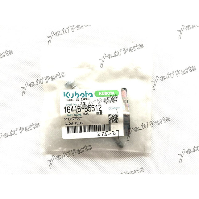 Glow Plug Heater For Kubota 16415-65512 16415-65510 V3300 V3600 V3800