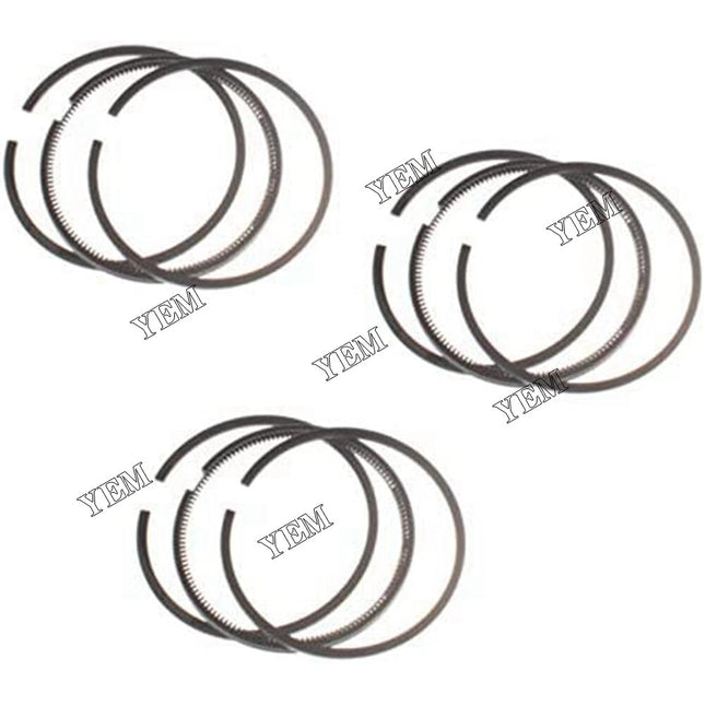 3 Sets Piston Ring Set 31A17-00010 For Mitsubishi S3L S3L2 S4L S4L2 Engine