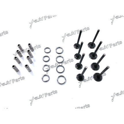 8PCS Valve Guide, 1 Set Intake Valve & Exhaust Valve For ISUZU 4LE2