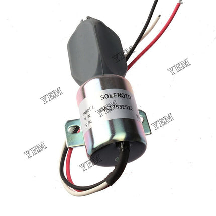 Fuel Solenoid For Kubota 21HP Engine Grasshopper 603350 Mower 721D2 1991-2005