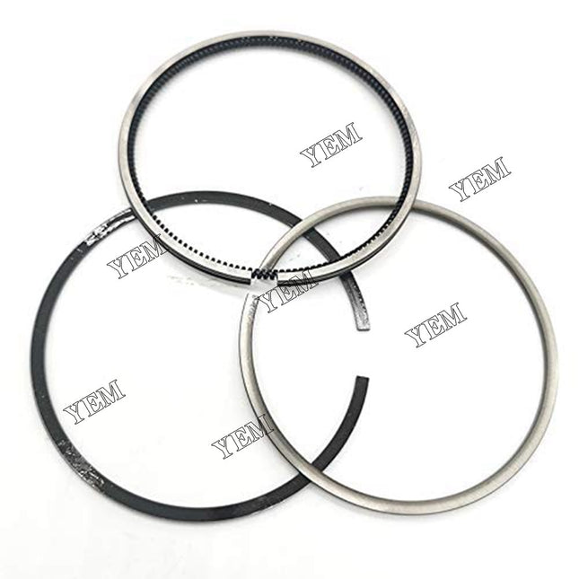 3 Sets STD Piston Set (Pin & Clip) 74MM With Rings For Isuzu 3KC1 Engine