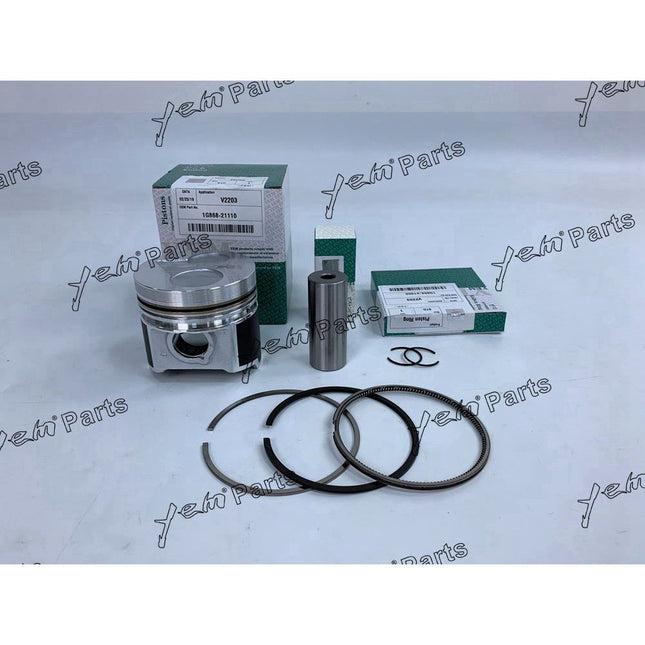16423-21112 STD Piston Set (Pin & Clip & Ring) 87mm For Kubota V2203 D1703