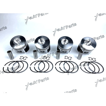 4 Sets STD Piston Kit & Rings 83mm For Kubota V2003 Engine