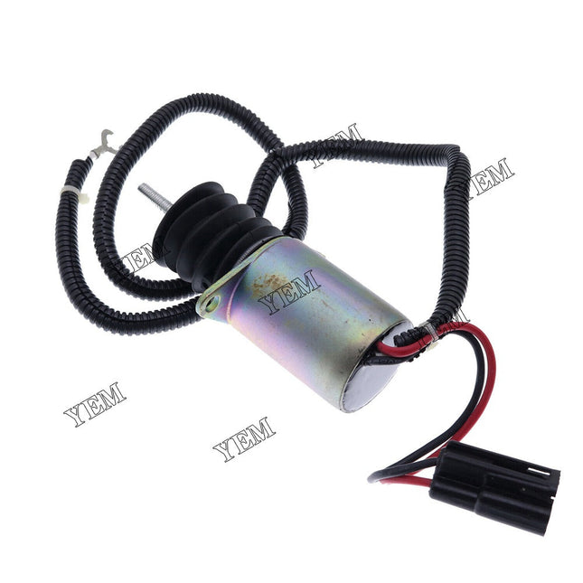 AM124377 AM124379 Fuel Shutoff Solenoid w/ Plug Compatible With John Deere