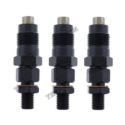 Set of 3 Fuel Injectors For Kubota 16032-53900 16032-53902 H1601-53000 Injectors