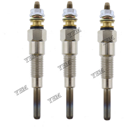 3PCS Glow Plug 6670470 For Bobcat Excavator 320 321 322 428 453 E08 E10 E14 E16