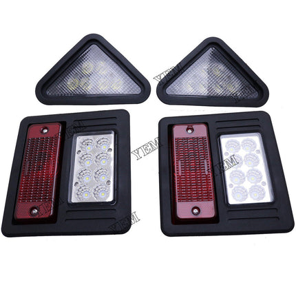 Front & Rear LED Light Kit For Bobcat 751 753 763 773 863 864 873 883 963 A220