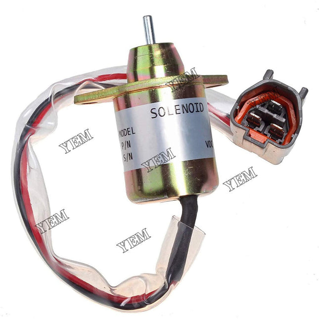 Fuel Shutoff Solenoid 129612-77940 For Yanmar 4TNV98 4TNV94 Engine