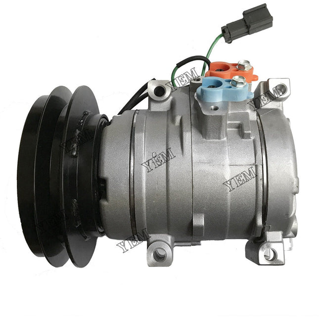 24V AC Compressor 20Y-979-6121 For Caterpillar John Deere 450CLC 10S15C