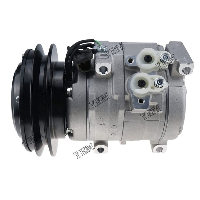 A/C Compressor 20Y-810-1260 For Komatsu Excavators PC118MR PC130 PC138 PC160