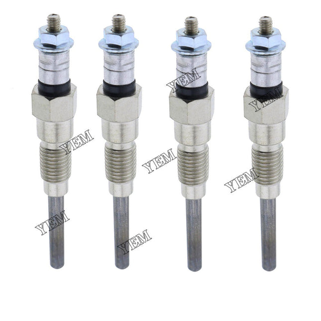 4X Glow Plug For 6655233 Fits Bobcat 751 753 763 773 7753 S160 S175 S185