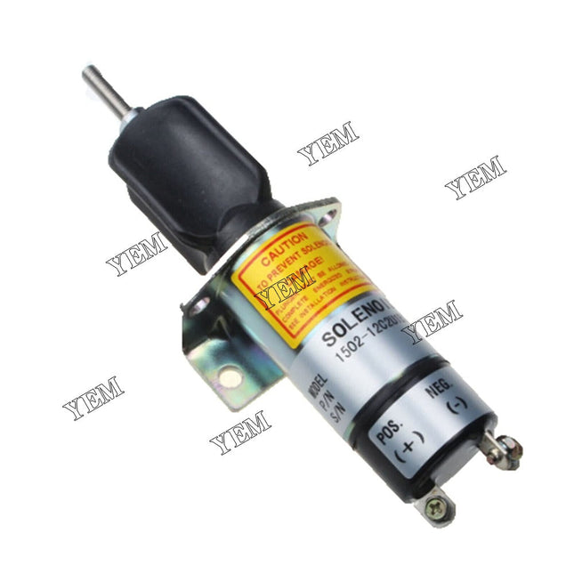 New Fuel Shut Off Solenoid 1502ES-12C2U1B1S1 For Woodward 1500-1008 12V 1502ES