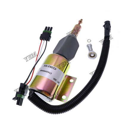24V Fuel Shutoff Solenoid For John Deere Loaders 624H 670C 670CH 672CH