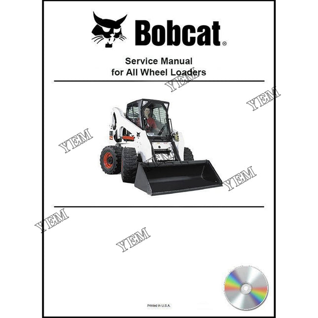 A300 Loader Service Manual on CD Part # 6986684CD For Bobcat Parts