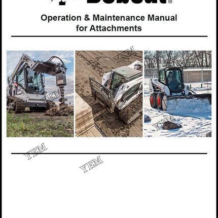 Backhoe Operation and Maintenance Manual Part # 6566996 For Bobcat Parts
