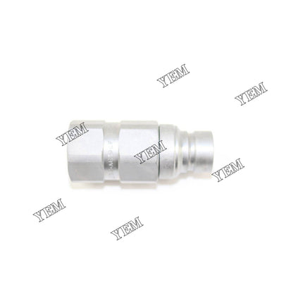 Male Flat Face Hydraulic Coupler, 1/2 BODY, 3/4 SAE/ORB THREAD Part # 7246791 For Bobcat Parts