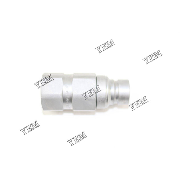 Male Flat Face Hydraulic Coupler, 1/2 BODY, 3/4 SAE/ORB THREAD Part # 7246791 For Bobcat Parts