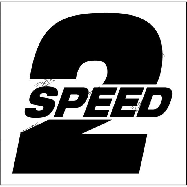 2 Speed Decal Part # 6729078 For Bobcat Parts