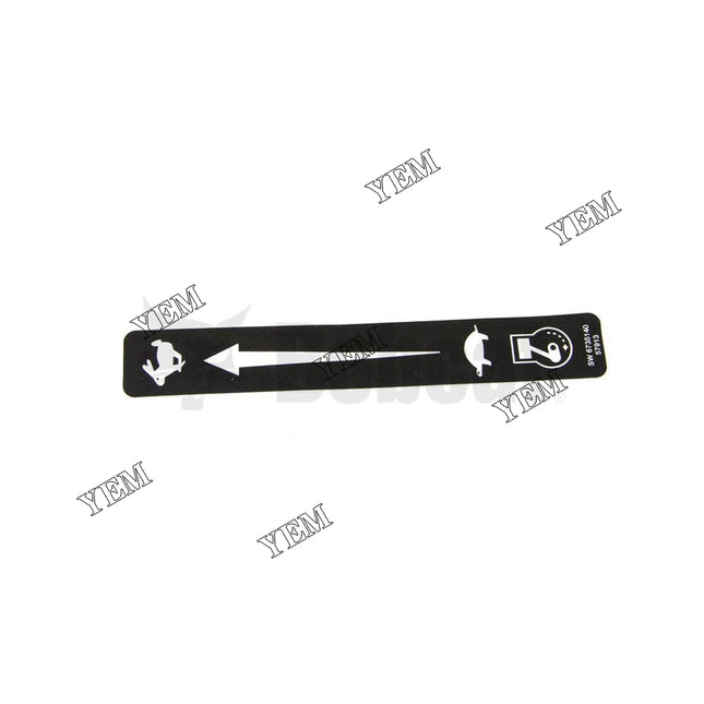 Throttle Decal Part # 6735140 For Bobcat Parts