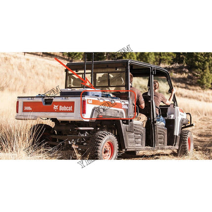 Right Cargo Box Decal Part # 7025466 For Bobcat Parts