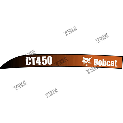 CT450 Model Decal Left Hood Part # 7153219 For Bobcat Parts