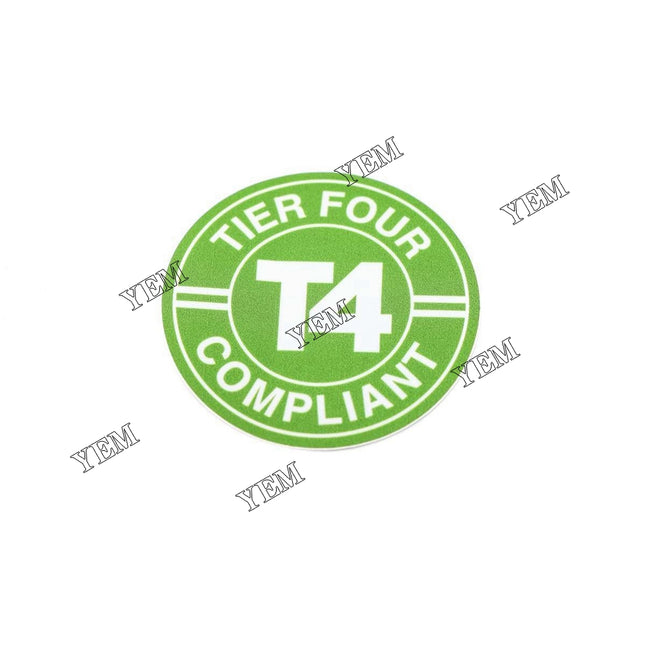 Tier Four Decal Part # 7204036 For Bobcat Parts