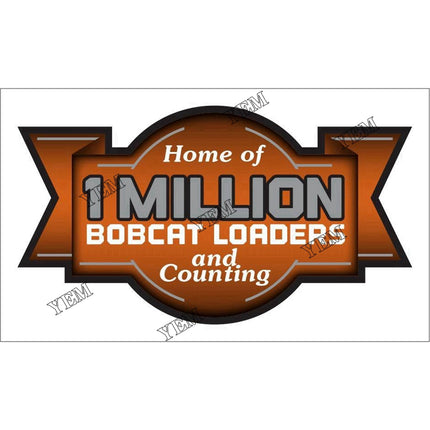 1 Million Special Edition Decal Part # 7243801 For Bobcat Parts