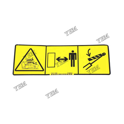 7168034 Danger Decal For Bobcat Loaders