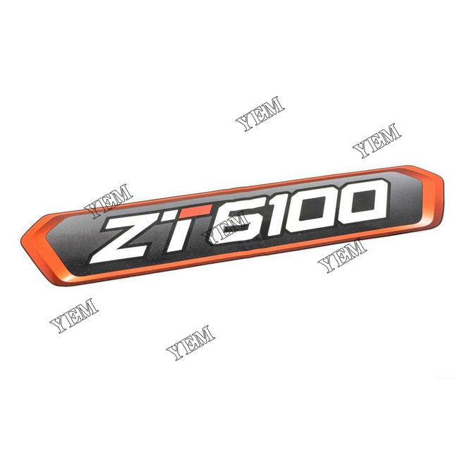 ZT6100 Model Decal Part # 4178842 For Bobcat Parts