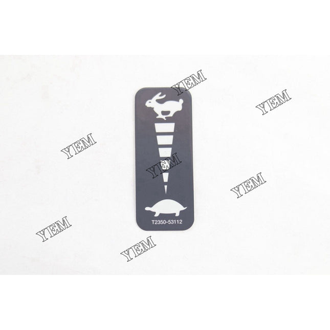 Speed Range Decal Part # 7385577 For Bobcat Parts