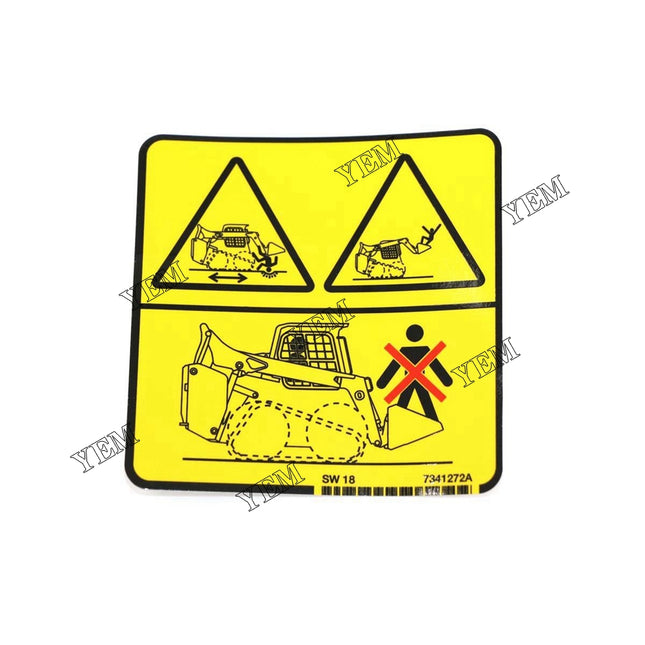 Decal Warning Part # 7341272 For Bobcat Parts