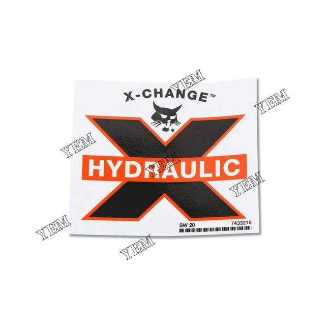 X-Change Decal Part # 7433218 For Bobcat Parts