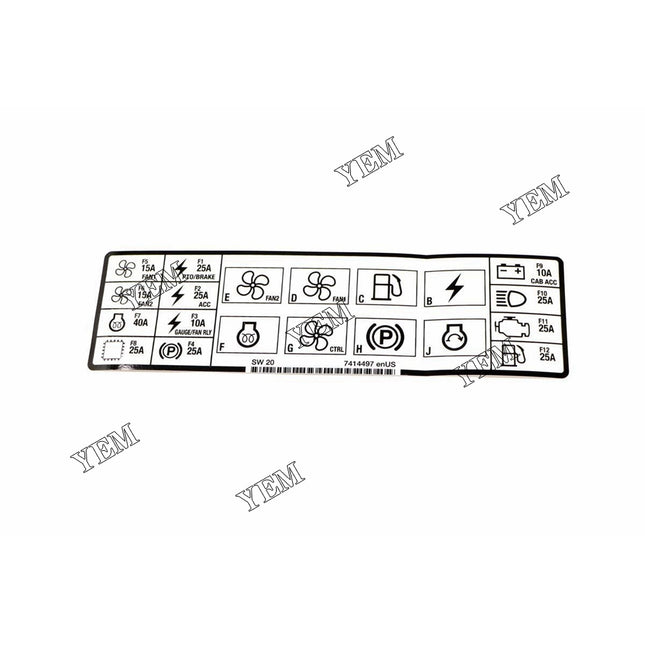 Relay Fuse Part # 7414497 For Bobcat Parts