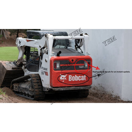 T590 Tailgate Decal Part # 7211437 For Bobcat Parts