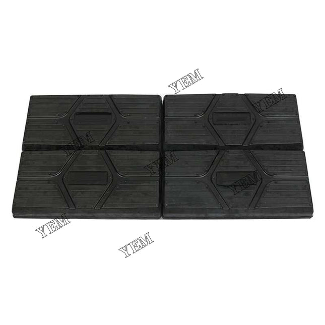 12 Over-the-Tire Rubber Shoes (4 PK) Part # 7303901 For Bobcat Parts