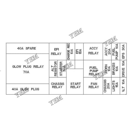 Relay Decal Part # 7366540 For Bobcat Parts