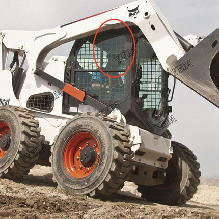 Sliding Glass w/ Channel, Left Hand Part # 7266740 For Bobcat Parts