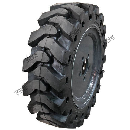 7365904 Left Solid Tire For Bobcat S70, Grey Rim