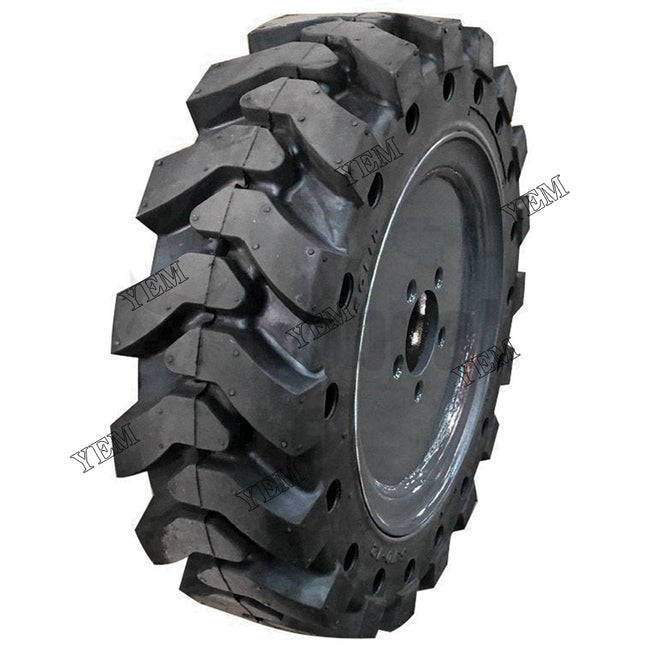 7365904 Left Solid Tire For Bobcat S70, Grey Rim