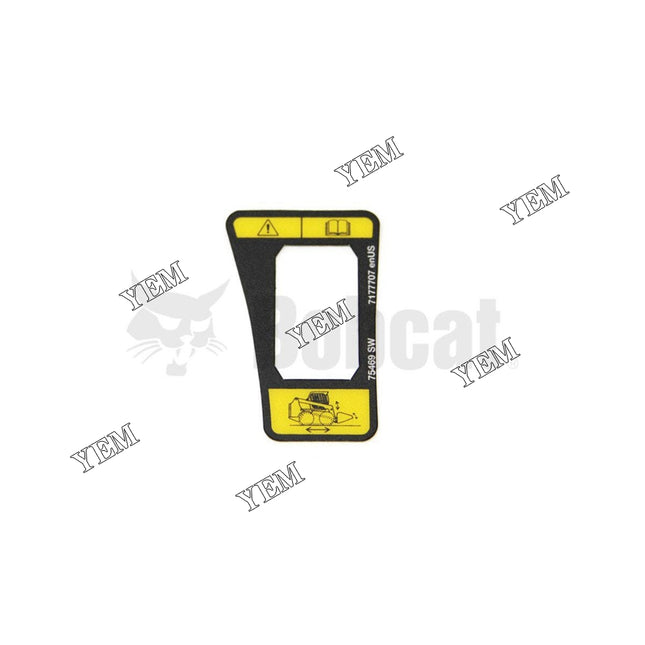 Switch Decal Part # 7177707 For Bobcat Parts