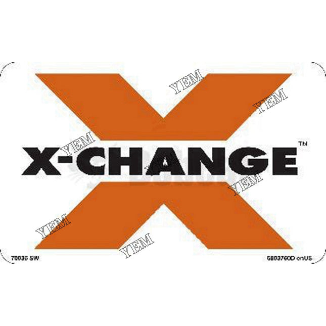 X-Change Decal Part # 6803760 For Bobcat Parts