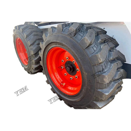 Set of 4 Factory Take-off Tires and Rims Part # 7456865 For Bobcat Parts