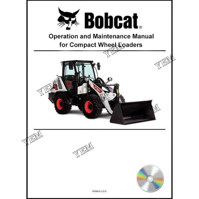 WL350 Engine Operation and Maintenance Manual on CD Part # 22582639CD For Bobcat Parts