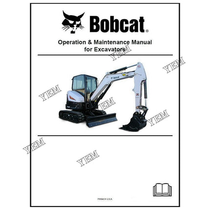 220 Excavator Operation and Maintenance Manual Part # 6720124 For Bobcat Parts