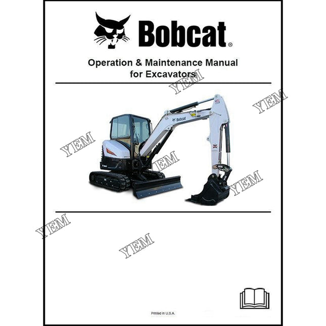 56 Excavator Operation and Maintenance Manual Part # 6570748 For Bobcat Parts