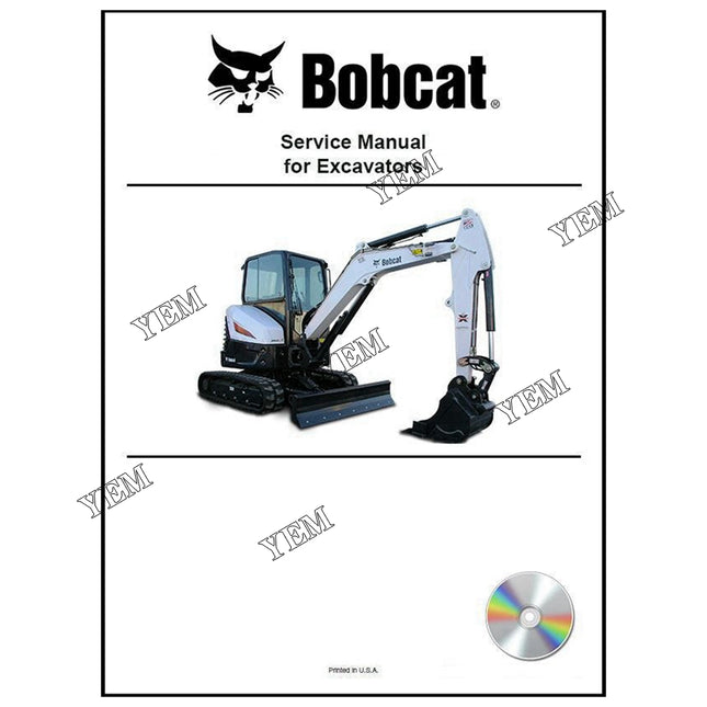 220 Excavator Service Manual on CD Part # 6720230CD For Bobcat Parts