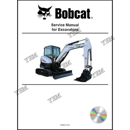 100 Excavator Service Manual on CD Part # 6570483CD For Bobcat Parts